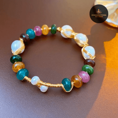 Bracelet perle femme table