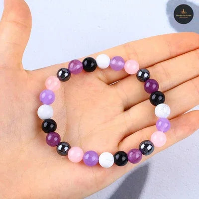 bracelet en pierres naturelles style minimaliste