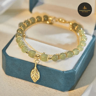 bracelet-perle-feuille