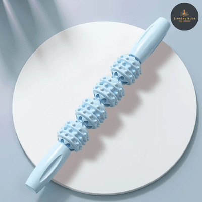 rouleau de massage bleu