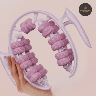 rouleau de massage rose