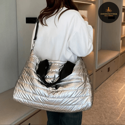 sac-de-sports-femme-argente