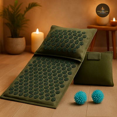 tapis d_acupression deux balles de massage