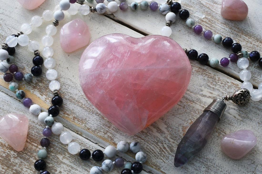 bracelet en pierre naturelle quartz rose 