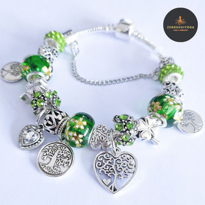 Bracelet-perle-vert