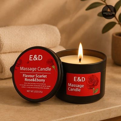 bougie de massage chaleur douce