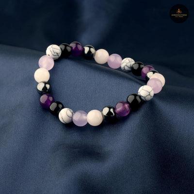 bracelet en pierres naturelles aux nuances naturelles raffinees