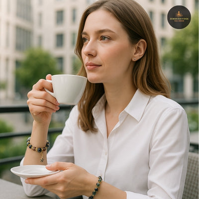 bracelet femme en perle accessoire bien etre estival