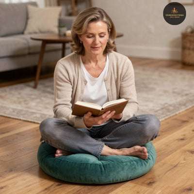 coussin yoga confortable longues seances sans douleur