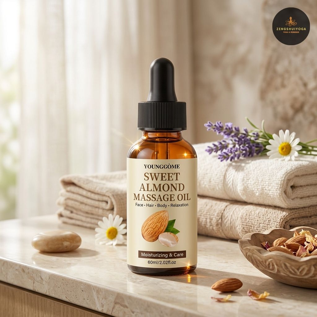 huile de massage amande douce flacon amande