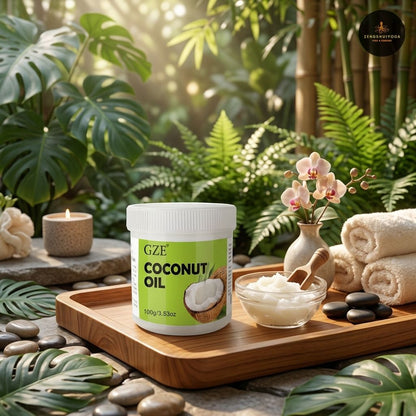 huile de massage coco yoga meditation recuperation quotidien