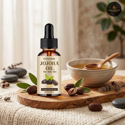 huile de massage jojoba ambiance zen