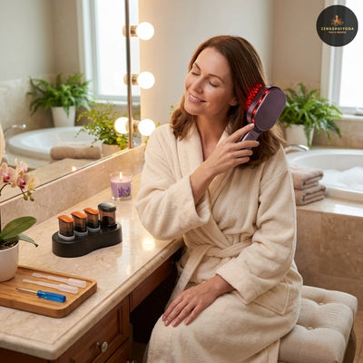 peigne de massage rituel spa maison relaxation bien etre