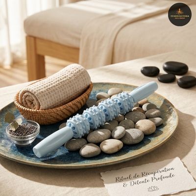 rouleau de massage fascia femme active rituel maison