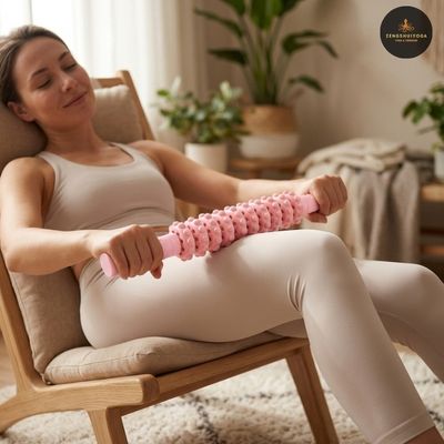 rouleau de massage kiné yoga sport courbatures souplesse