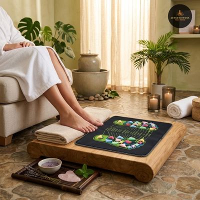tapis acupression pied chaleur naturelle oxygenation tissus