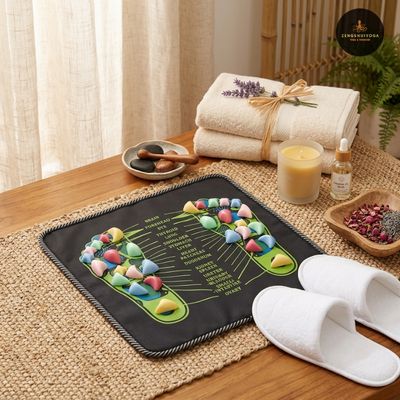 tapis acupression pied maison rituel detente soir quotidien