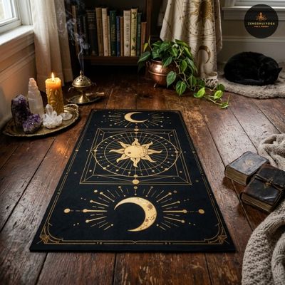 tapis de yoga polyester 183x61cm 1kg leger transport