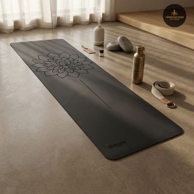 tapis de yoga transportable sans metaux lourds hypoallergenique